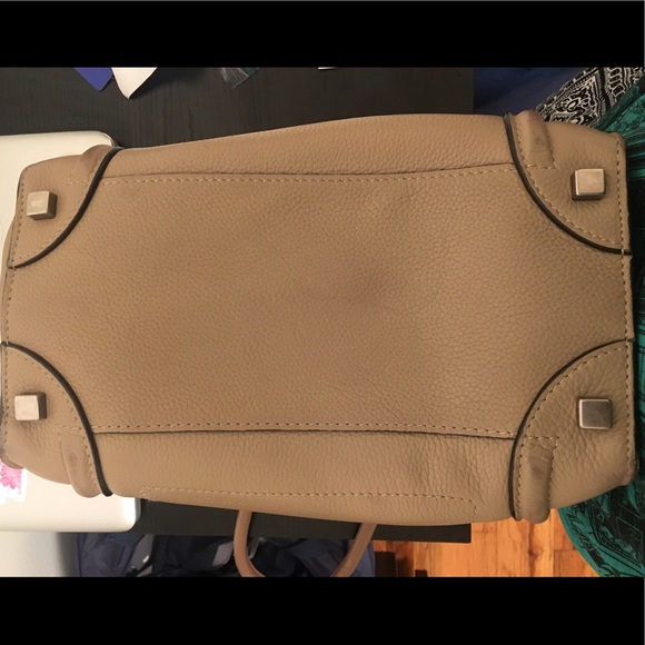 Celine Micro Luggage Tote in Dune - Picture 5 of 7